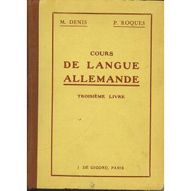 Cours De Langue Allemande