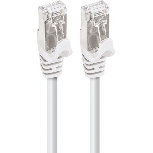 Câble Ethernet Cat 7, 5M, RJ45 Réseau 10Gbps 600MHz, Blindé S/FTP, Cordon Internet Très Haut Débit, Compatible avec PC Modem Routeur TV Box Xbox Switch PS5 PS4 Gaming, 560356