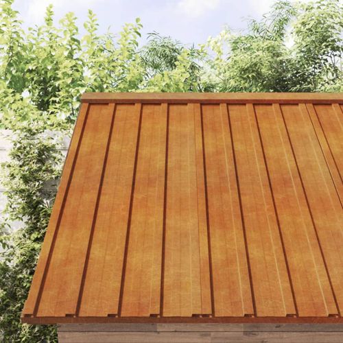 vidaXL Panneaux de toiture 36 pcs rouill¿¿ 60x44 cm Acier corten