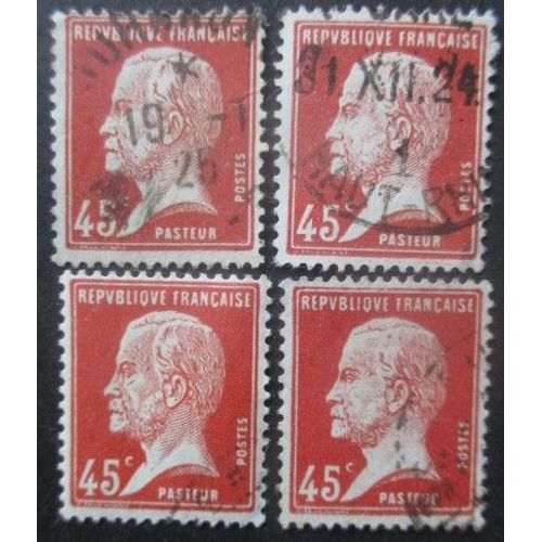 France N°175 X 4 Oblitéré