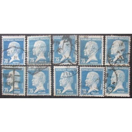 France N°177 X 10 Oblitéré