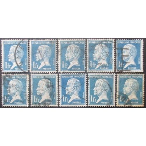 France N°179 X 10 Oblitéré