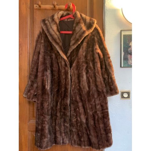 Manteau Femme Fourrure Marron 38/40