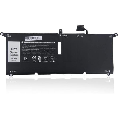 52Wh DXGH8 Batterie pour Dell XPS 13 9370 9380 7390 2019 Inspiron 13 7000 7390 7391 2-en-1 5390 5391 14 7400 7490 Latitude 3301 Inspiron 5390 5391 7400 7490 G8VCF P82G001.[G789]