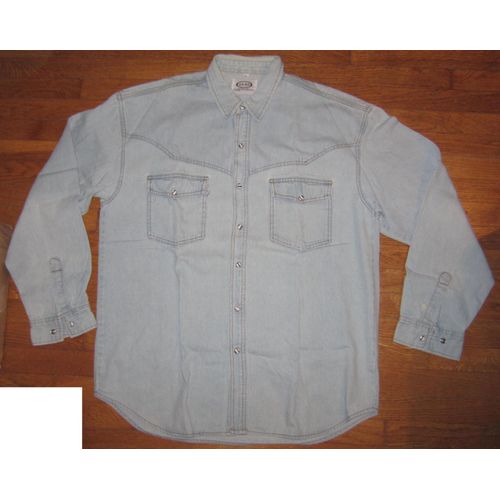 Chemise En Jean Bleu Clair Taille L Scott & Dixon