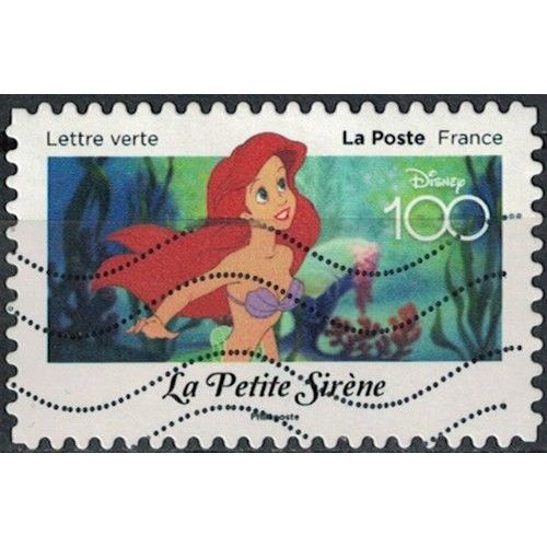 France 2023 Oblitéré Used Disney 100 Ans D'histoires À Partager La Petite Sirène