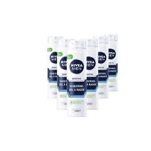 Gel À Raser Nivea 0% Alcool Camomille Peaux Sensibles Lot De 6 