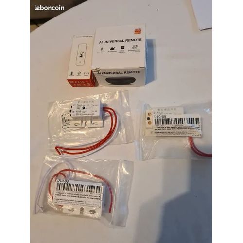 Lot télécommande thermomètre connutateurs