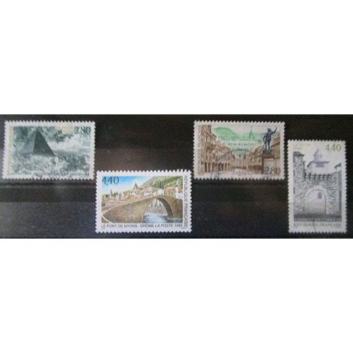 1995. Série Complète F2954 À F2957: Série Touristique.