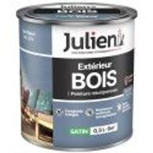 Peinture solvant spécial bois bleu pigeon RAL 5014 satin 0.5L 12 ans JULIEN