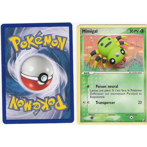 Mimigal -2006-  (Pokemon) 75/115 Ex Forces Cachées 80 Pv Vf