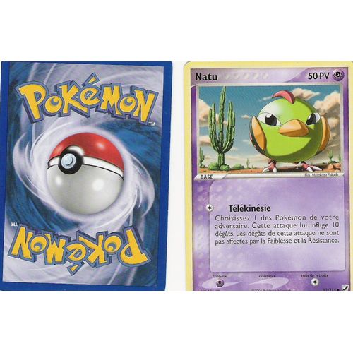 Natu - 2006 -  (Pokemon) 63/115 Ex Forces Cachées 50 Pv Vf