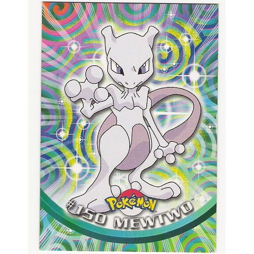 Mewtwo (Pokemon N°150) Carte Topps - Tv Animation Edition