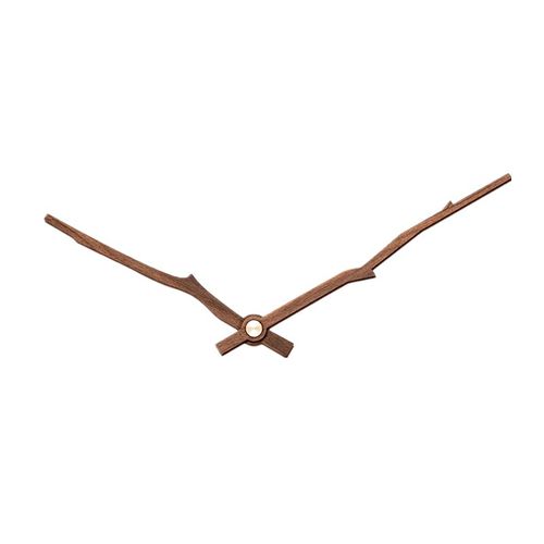 Aiguilles d'Horloge Murale en Bois Massif,Pièces de Bras,Décoration Intérieure,Créative,Heure,Minute,Seconde- -No.4-12 pouces