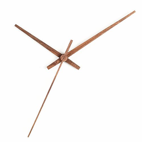Aiguilles d'Horloge Murale en Bois Massif,Pièces de Bras,Décoration Intérieure,Créative,Heure,Minute,Seconde- -No.7-12 pouces