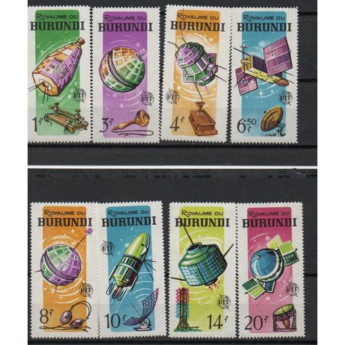 Burundi Timbres Satellites Et Fusées