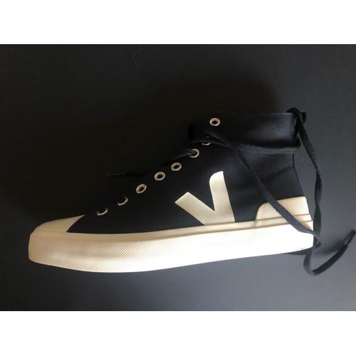 Veja Homme 43 Montante Toile - Wata Ii Canvas - Sneakers Veja Noires Taille 43 Veja Neuves