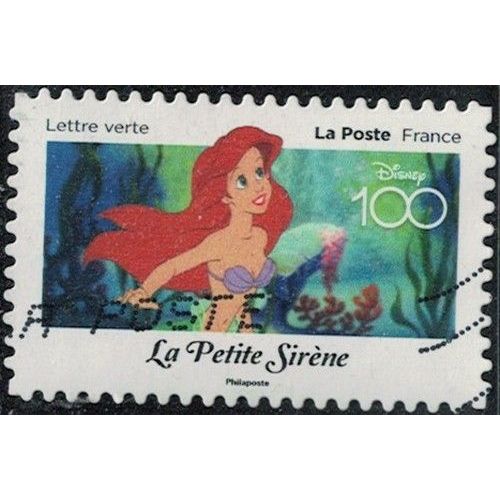 France 2023 Oblitéré Used Disney 100 Ans D'histoires À Partager La Petite Sirène Y&t Fr 2327 Su