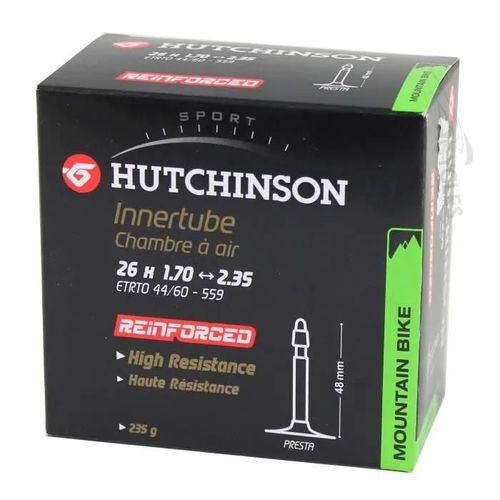 Chambre À Air - Hutchinson - Renforcée - 26x2,30-2,85 - Presta 48 Mm - Caoutchouc