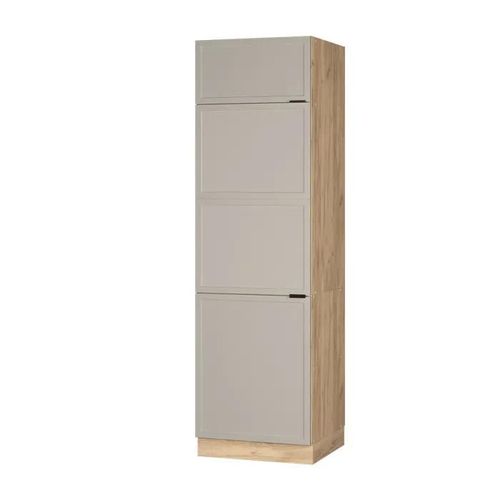 Armoire réfrigérée Fame-Line, 60cm, GrisBeige, Chêne de force doré, Vicco