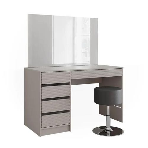 Coiffeuse Sherry, 120cm Avec Miroir & Tabouret, Cachemire, Vicco