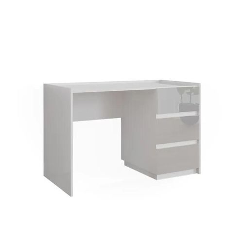 Coiffeuse Marla, 120cm Avec 3 Tiroirs, Blanc Haute Brillance, Vicco