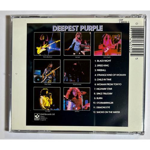 Deepest Purple: The Very Best Of Deep Purple (Hard Rock) Cd Uk Press