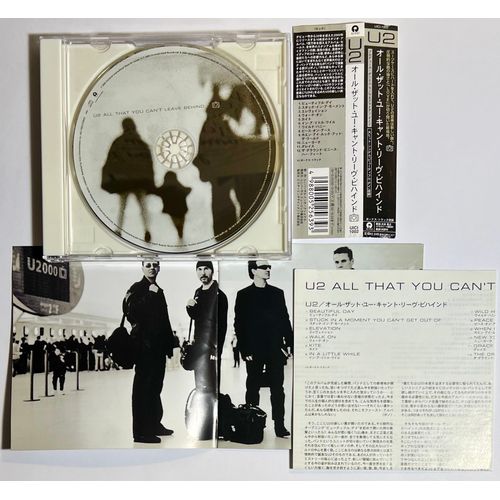 U2 - All That You Can't Leave Behind ( Pop Rock ) Cd 1er Pressage Original Japonais - 2000