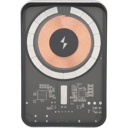 Banque D'alimentation Sans Fil, Chargeur Transparent Portable Magnétique 10000 Mah Pour Casques Bluetooth Pour Téléphones Mobiles, Charge Rapide Pd 20 W, Charge Rapide Sans Fil 15 W