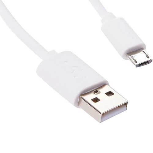 Câble Micro Usb À Usb Pour La Charge Et Le Transfert De Données, 1 M, Blanc[L3675]