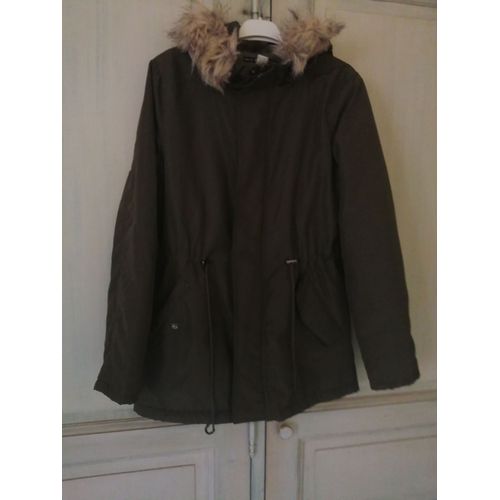 Parka Kaki Femme Taile 36 Avec Capuche Marque Urban By Venca En Bon État