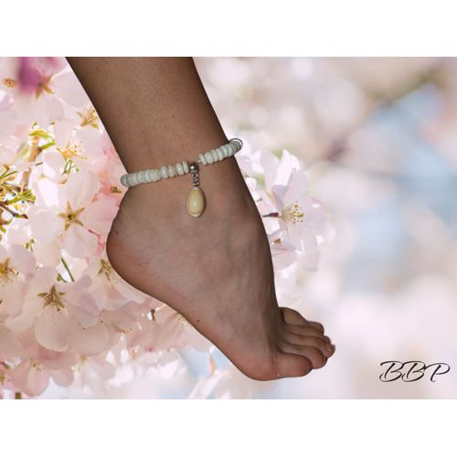 Bracelet De Cheville Femme Bracelet Femme Perle Heishi Coquillage Nacre