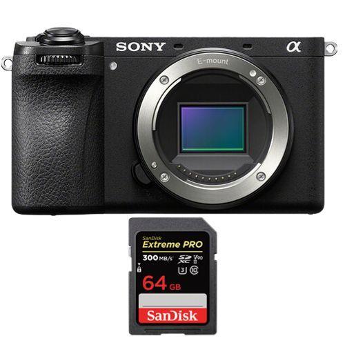 Appareil photo sans miroir Sony a6700 + SanDisk 64Go Extreme Pro SDXC UHS-II U3 V90 300 Mo/s