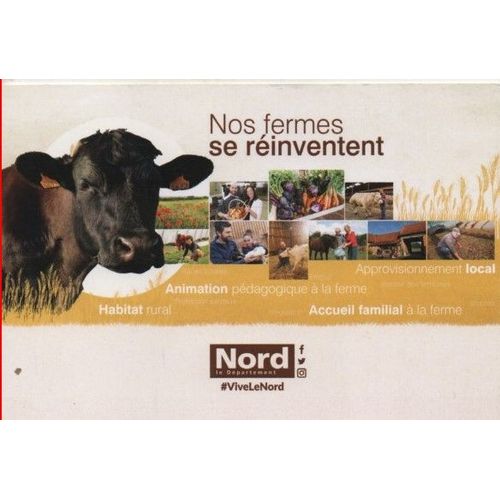 Carte Postale Publicitaire - Region Nord - Nos Fermes Se Reinventent