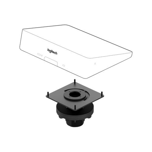 Logitech Tap Table Mount - Kit de montage de contrôleur de vidéoconférence - pour Tap; Tap pour les équipes Microsoft Base Bundle, Large, Petites salles