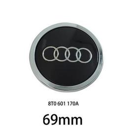 4x Cache Moyeu Audi 60mm Gris Logo Centre Roue jante Emblème