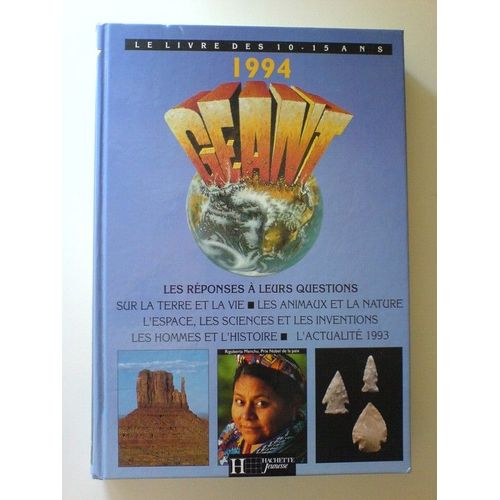 Géant 1994 - Le Livre Des 10-15 Ans