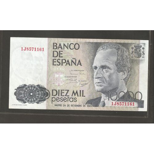 Billet Espagne, 10,000 Pesetas, 1985