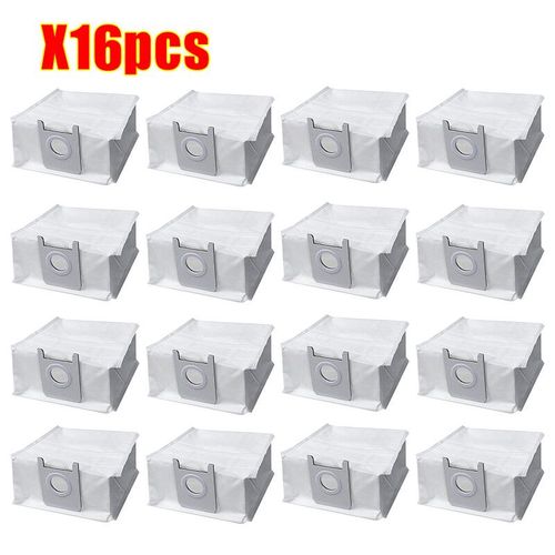 Sac à poussière pour Xiaomi ROIDMI EVE Plus,accessoires de robot,sac de rangement des ordures,remplacement de l'aspirateur,kit de pièces de rechange de balayage - Type 16pcs