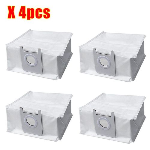 Sac à poussière pour Xiaomi ROIDMI EVE Plus,accessoires de robot,sac de rangement des ordures,remplacement de l'aspirateur,kit de pièces de rechange de balayage - Type 4pcs