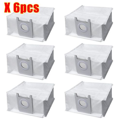 Sac à poussière pour Xiaomi ROIDMI EVE Plus,accessoires de robot,sac de rangement des ordures,remplacement de l'aspirateur,kit de pièces de rechange de balayage - Type 6pcs
