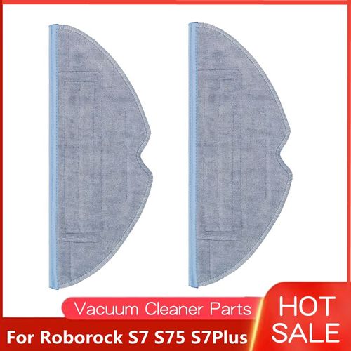 Pièces de palette pour Roborock S7,S75,S7 Plus,vadrouille blanche,brosse latérale noire,brosse principale,rouleau,filtre à eau,accessoires précieux - Type X2PCS #A
