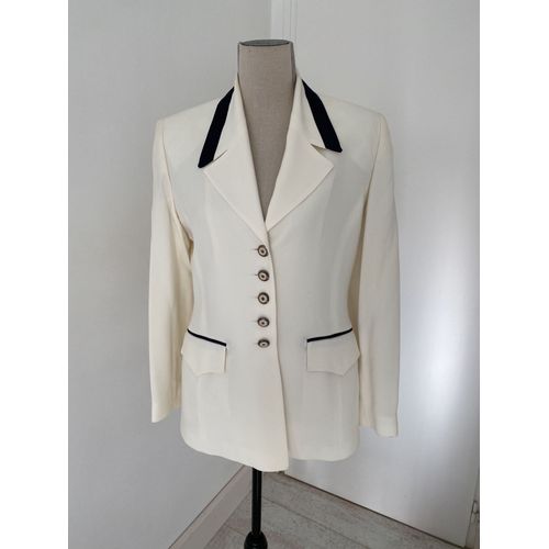 Veste Neuve Taille 2 Ecru Marque Surabaya Paris