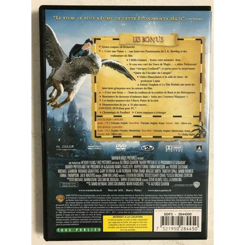 Harry Potter 3 Et Le Prisonnier D'azkaban / Daniel Radcliffe Dvd Collector/ 24/M2