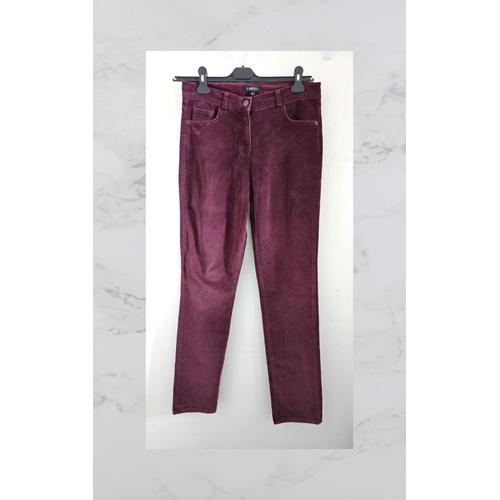 Pantalon Velours Fin Stretch Caroll