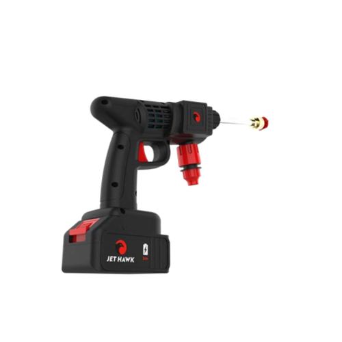 Nettoyeur pression sans fil Venteo JET HAWK Rechargeable rapide pratique - noir/rouge