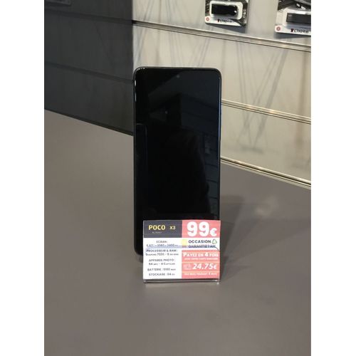 Xiaomi Poco X3 64 Go Bleu Cobalt