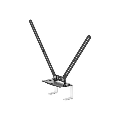 Logitech TV Mount For Video Bars - Support pour appareil photo - montable sous moniteur, montable au-dessus de l'écran - pour Tap pour les équipes Microsoft Large