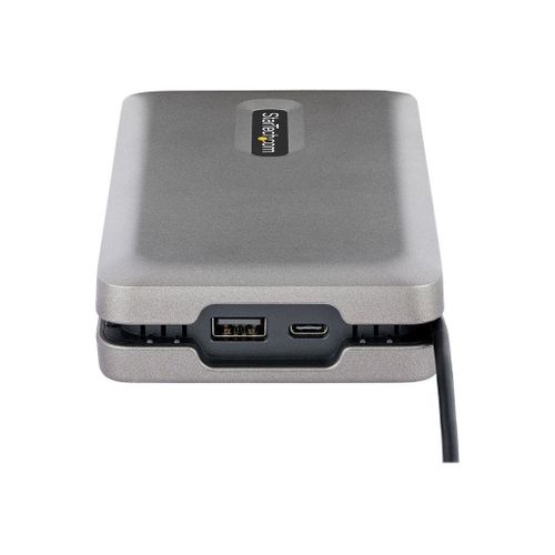 StarTech.com Adaptateur Multiport USB C avec DP Alt Mode/4K HDMI 2.0/VGA - Station d'accueil - USB-C 3.2 Gen 2 / Thunderbolt 3 / Thunderbolt 4 - HDMI, USB-C, VGA - 1GbE - Conformité TAA