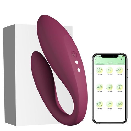 Oeuf Vibrant Télécommandé En Forme De U Pour Femme, Double Vibromasseur Portable, Coude, Point G, Stimulateur De Vagin, Masturbateur Féminin, Jouets Sexuels, Application